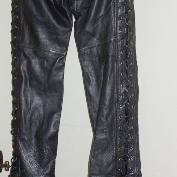 leather Motorcycle pants - Picture 7 of 13